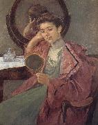 Mary Cassatt Lady in front of the dressing table Spain oil painting artist